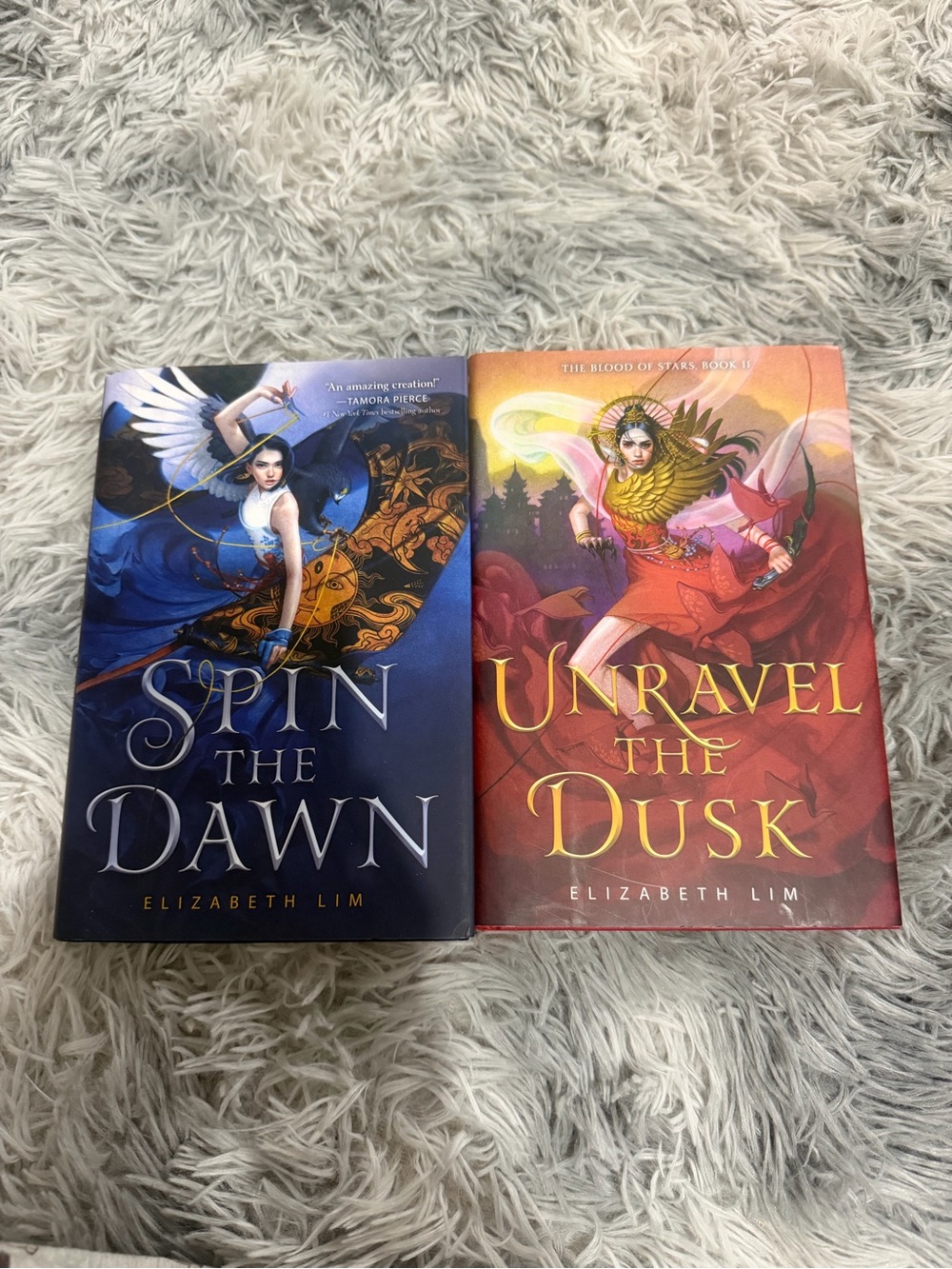 Signed Spin the Dawn & Unravel the Dusk by Elizabeth Lim
